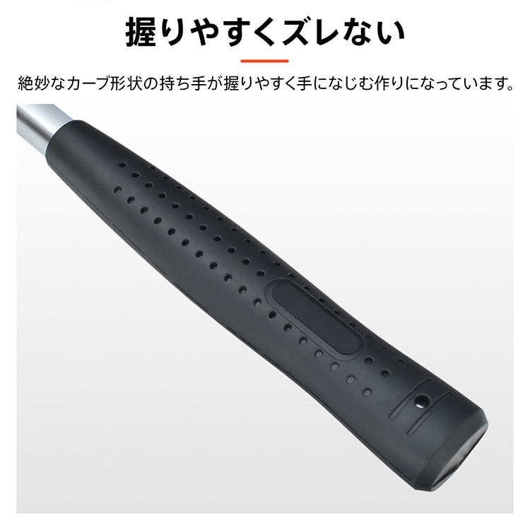 ゴムハンマー 約500g 衝撃吸収 握りやすい ズレない 耐久性に優れ 組立家具 機械修理 キャンプ DIY wk032 - 画像 (2)
