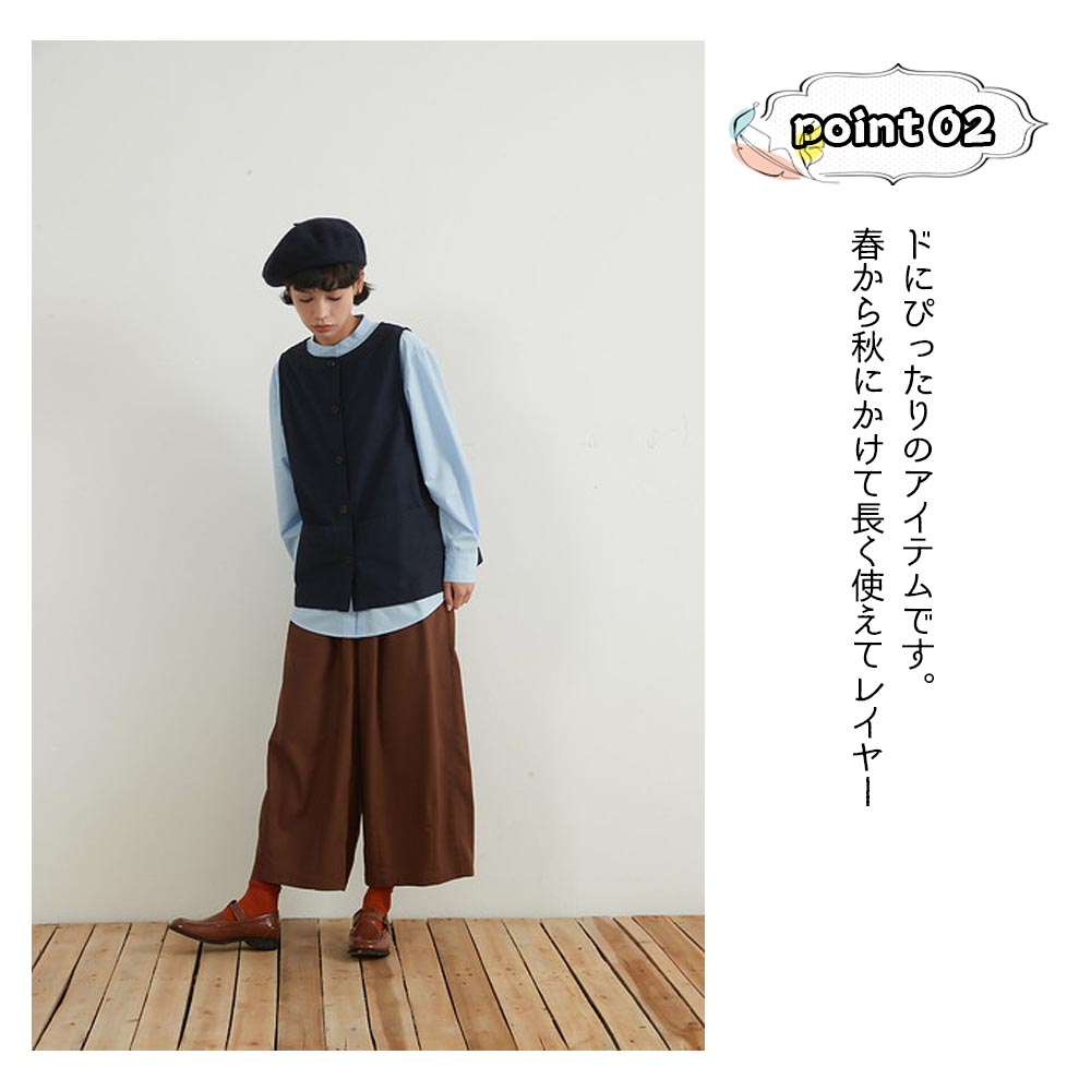 ポッケトたくさん便利ベストナイロン素材摩擦に強い KNNV302 - 画像 (3)