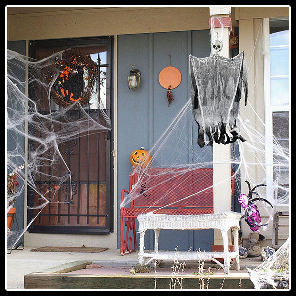 ハロウィン飾り ハロウィン吊り鬼 怖い ホラー 幽霊 スカル 吊り飾り ハロウィン雰囲気 ハロウィンデコレーション ハロウィングッズ 文化祭 学園祭 W-15 - 画像 (8)
