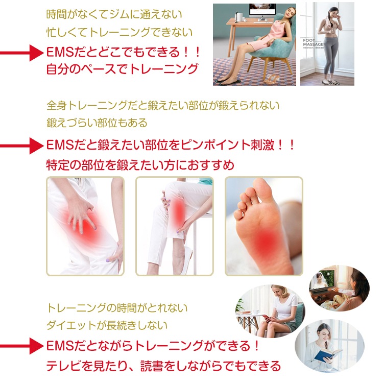EMS足裏マット 電池式 フットマット 美脚マット フットマッサージ 足裏刺激 足裏ケア 6種モード 10段階強弱設定 筋肉強化 太もも お尻 男女兼用 敬老の日 母の日 de112 - 画像 (6)