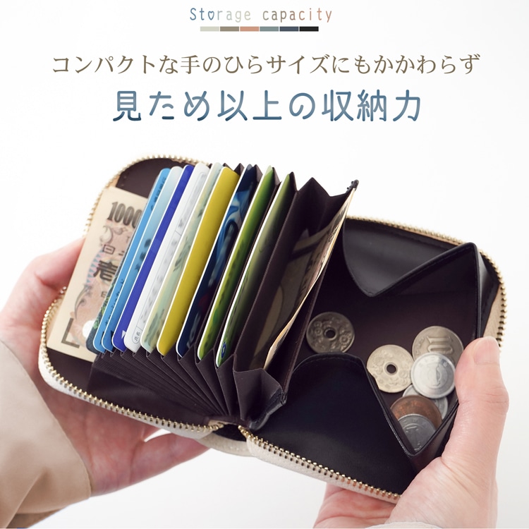 じゃばら式ミニ財布 じゃばら式ミニ財布 コンパクト レディース メンズ 大容量 カードケース 小銭入れ付き スキミング防止 多収納 軽量 おしゃれsg169 - 画像 (7)